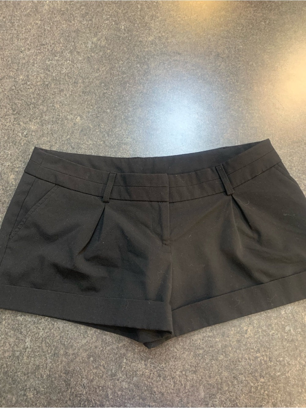 Comme des Garcons Black Tailored Cuffed Women's Shorts